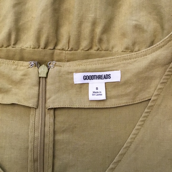 Goodthreads Flutter Sleeve Boho Peasant Mini Dress Size S - Picture 8 of 13